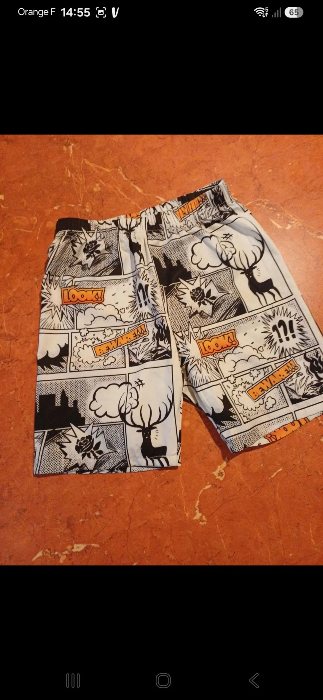 Short garçon taille 7 ans